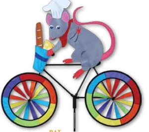 Spinner de viento estacado Rat on a Bicycle ..24...PR 26711 - Imagen 1 de 1