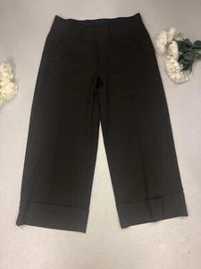 Billy Blues Womens Pants Size 0 Brown Gaucho Cropped Dress Trousers - Picture 1 of 6