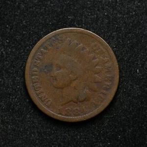 1884 Indian Head Cent (ab3331) - Picture 1 of 2