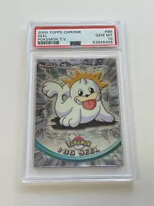 Seel Topps Chrome 2000 Holo #86 T.V. PSA 10 Mint POKEMON - ( CGC / BGS ) - Bild 1 von 2