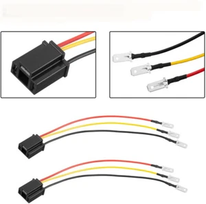 2PCS H4 9003 to 3 PIN Adapter for 5x7" 7x6" 4x6" Headlights Sealed Beam Harness - Picture 1 of 6