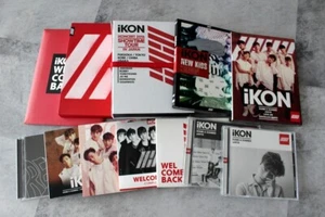 SET x12 iKON Japan CD DVD Blu-ray Dumb&Dumber Welcome back Debut Ha NO PHOTOCARD - Imagen 1 de 10