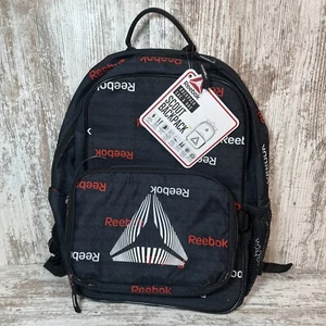 Reebok Scout Backpack with Detachable Insulated Lunch Box in Black NWT - Picture 1 of 11