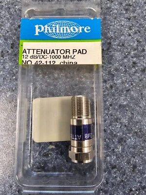 42-112 Attenuator Pad In-line 12dB/DC-1000 Mhz (1 piece) - 42-112 - Image 1 of 2