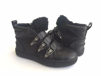 ZAPATOS UGG PALVIN CUERO ALTO PIEL NEGRA VAQUERAS EE. UU. 9.5 / UE 40.5 / REINO UNIDO 8 Foto 1 de 4