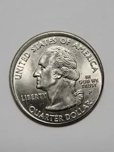 2001 P New York State Quarter Off Center Obverse Reverse Error U.S. Coin - Picture 1 of 2
