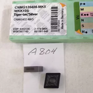 10 NUOVI INSERTI IN CARBURO TIGER-TEC / WALTER CNMG 432-MK5. GRADO: WKK10S. (A804) - Foto 1 di 1