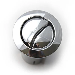 Roca Dual Flush Button Long D1D Old Style Long Body 822041001 CHROME Button only - Picture 1 of 9