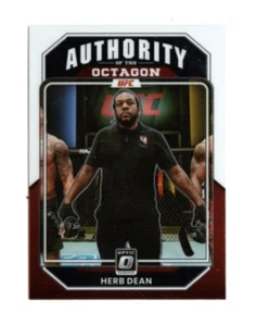 2023 Donruss Optic UFC Authority of the Octagon Herb Dean - Bild 1 von 2