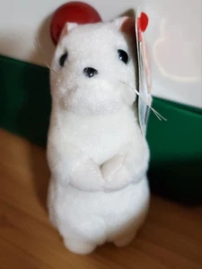 Peluche Ty Beanie Babies Okojo Blanco Okojo ¡Siempre contigo! - Imagen 1 de 3