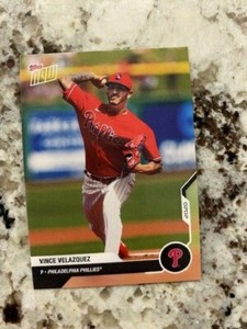 2020 TOPPS NOW ROAD TO OPENING DAY RTOD CARD PHILLIES VINCE VELASQUEZ