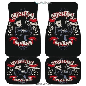 Michael Myers Car Floor Mats Horror Movie Gift For Halloween Fans SUV Sedans - Bild 1 von 1