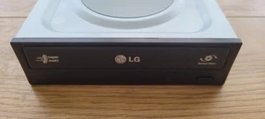 LG GH22NS50 Internal 22x Super-Multi DVD Rewriter Black Silver SATA Compact Disc - Photo 1/3