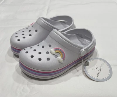 KOALA KIDS Girl’s Clogs Rainbow White Size 9 - Image 1 of 4