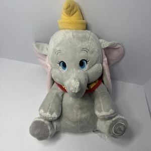 Muñeco de peluche Dumbo grande de 13”-14” de los parques de Disney elefante de peluche nuevo - Imagen 1 de 7