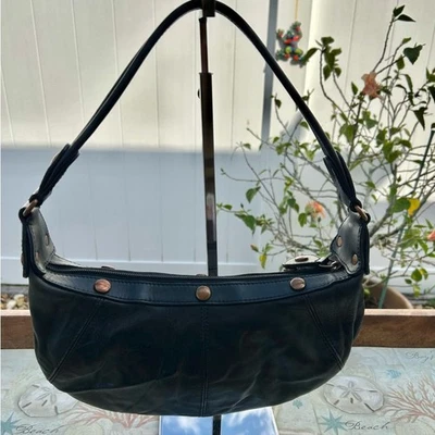 Bolso de hombro hobo de cuero negro Lancel Foto 1 de 4