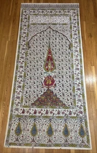 Antik Vintage Indo-Persisch Hand Block gedruckt Qalamkar Ghalamkar Textil Kalamkari - Bild 1 von 18