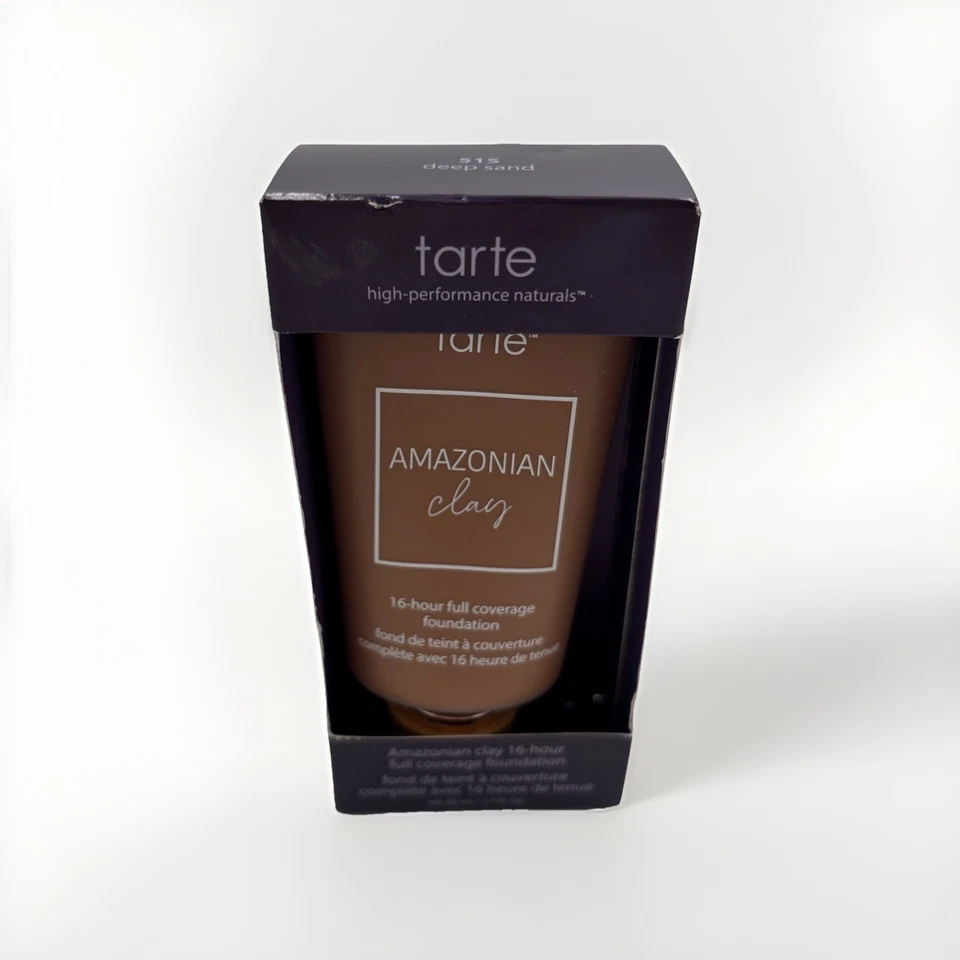 Tarte Amazonian Clay 16 Hour - 51S Deep Sand 1.7 Oz Foundation - NEW - Image 1 of 4