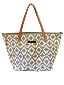 Borsa per pannolini Petunia fondo sottaceto Downtown XL tote con porta salviette grigio - Foto 1 di 10
