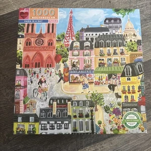Rompecabezas rectangular Piece and Love Paris in a Day 1000 piezas. NUEVO PRECINTADO - Imagen 1 de 2