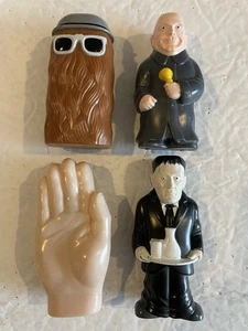 Vintage ADDAMS FAMILY figures Ralston Cereal Set 4 Toy Flashlights 1991 - Picture 1 of 3