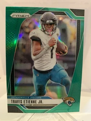 2024 prizm travis etienne jr. football card retail green #130 jaguars - Image 1 of 2