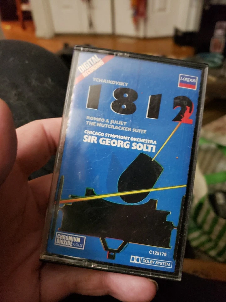 Sir Georg Solti Tchaikovsky 1812 Romeo & Juliet Chicago Symphony Cassette Tape - Image 1 of 1