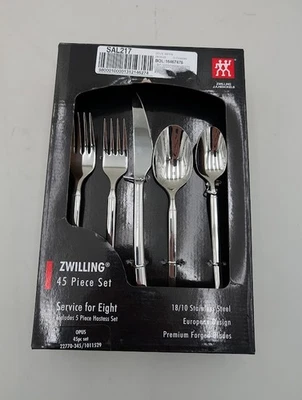 ZWILLING Premier 系列 Opus 45 件不锈钢餐具套装 — 第 1/4 张图片