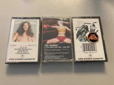Ted Nugent - Lot of 3 sealed cassette tapes - titles below - free shipping Foto 1 de 2