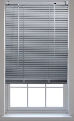NEW PVC WINDOW GREY BLINDS HOME OFFICE EASY FIT TRIMABLE VENETIAN BLIND CHEAPEST - Image 1 of 3