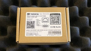 Adaptador de cable YAOSHENG Dishy V2 a RJ45 y kit de inyector PoE de 150 W para Starlink - Imagen 1 de 4