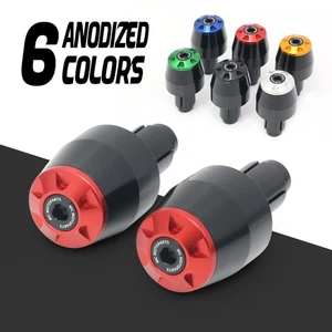 Motorcycle CNC Storm Bar Ends Red For SHIVER GT 750 07 08 09 10 11 12 13 1 - Picture 1 of 7