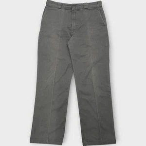Pantalón Dickies Gris Vintage, W36/L32, Excelente Estado - Imagen 1 de 8