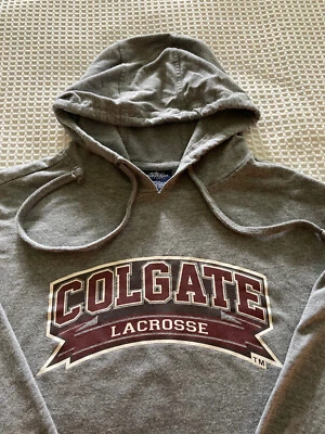 Colgate Lacrosse Long Sleeve Hooded Jersey (S+) by Charles River Pre-owned - Image 1 of 2