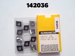 CNMA 432 Grade K68 New Full Package of 10 Kennametal Tungsten Carbide Inserts - Picture 1 of 3