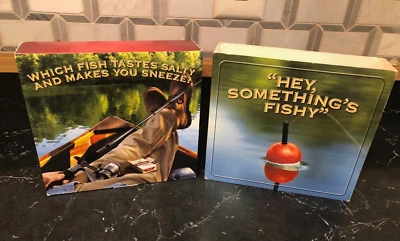 老式全新基本香烟鱼形盐和胡椒瓶 — 第 1/4 张图片