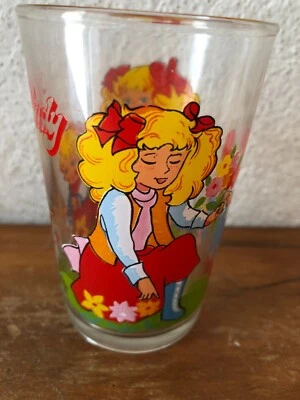 🐈‍⬛Beau Verre à Moutarde  Amora CANDY Antenne 2 1976 dessin animé vintage 9J1 - Photo 1/3