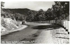 Postcard Tennessee Monteagle US41 in Cumberland Mountains RPPC 1939-50 NrMINT - Picture 1 of 1