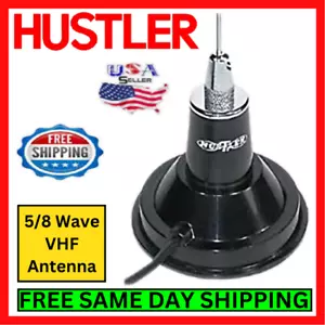Hustler MX-2 2 Meter VHF Stainless Steel Antenna Mobile Vehicle 200W w/ Cable - Picture 1 of 5