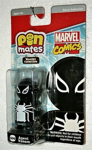 Agent Venom #S06 Wooden Pin Mates Marvel Comics Figure Toy New NOS MIP 2018 - Picture 1 of 3