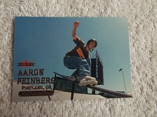 Fleer Adrenaline "AARON FEINBERG" #16 Skater 2000 Trading Card X-Sports SILVER