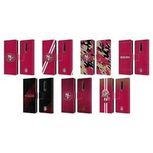 OFFICIAL NFL SAN FRANCISCO 49ERS LOGO LEATHER BOOK CASE FOR ONEPLUS PHONES - Picture 1 of 13