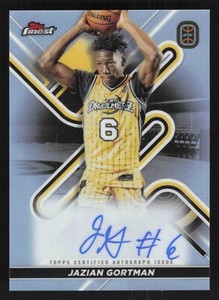 2022-23 Topps Finest OTE #FA-JG Jazian Gortman Refractor Auto 
