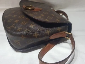 Vintage Louis Vuitton Monogram Saint Cloud GM Brown Canvas Leather 874 .V.L. - Picture 1 of 24
