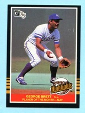 1985 Donruss Highlights # 11 George Brett -- Kansas City Royals