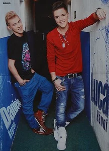 LUCA HÄNNI & DANIELE NEGRONI - A3 Poster (ca. 42 x 28 cm) - DSDS Clippings NEU - Imagen 1 de 1
