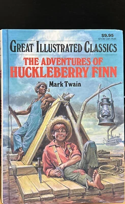 Great illustrated classics The adventures of huckleberry finn, Hardcover, 1999 - Image 1 of 4