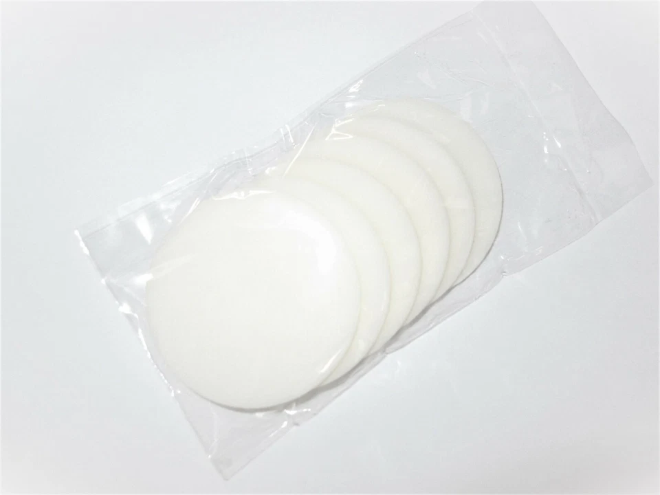 Alta Calidad Cosmético Redondo Blanco Maquillaje Esponjas - 6 Pack - Imagen 1 de 3