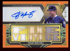 Edgar Martinez 2022 Topps Triple Threads Auto Patch Relicl #d 16/18 Mariners