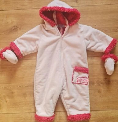 Genuine Designer Jumpsuit Pram Suit By Kenzo Size 9M 68 74 Luxury - Image 1 of 2
